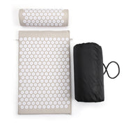 NNEOBA Light Gray Acupressure Massage Mat & Pillow Set-1