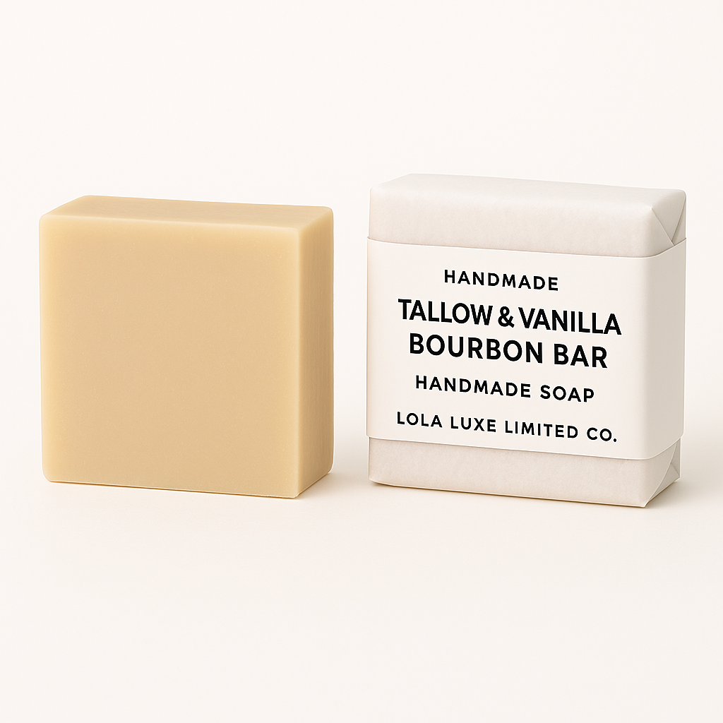 Tallow & Vanilla Bourbon Handmade Soap - Luna & Thyme