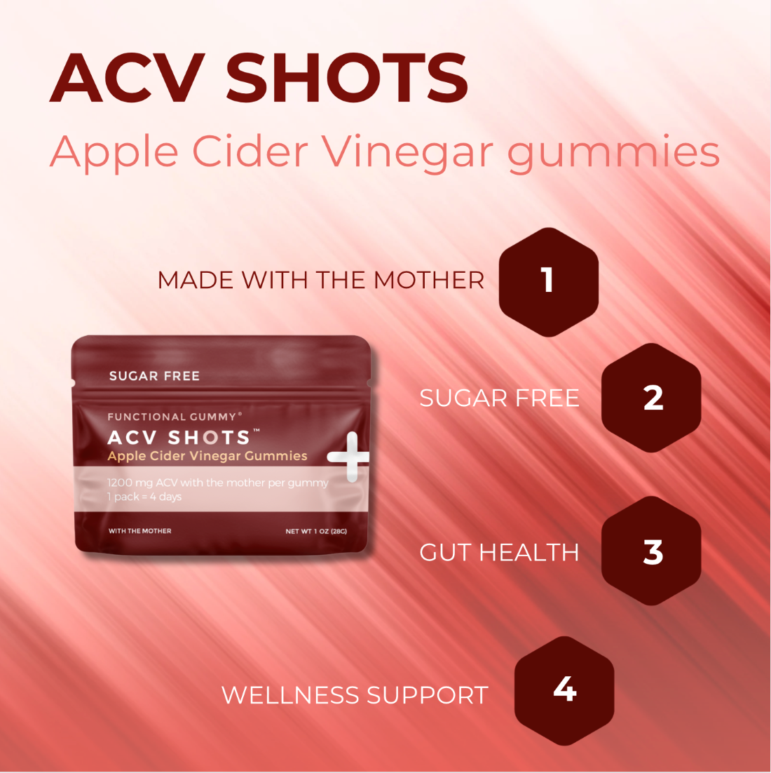 Apple Cider Vinegar Shots | 12-Pack - Luna & Thyme