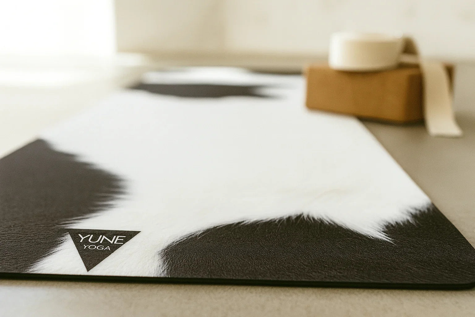 Cow Print 6mm Non-Slip Yoga Mat - Luna & Thyme