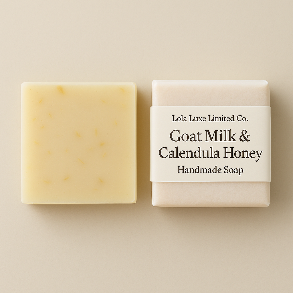Goat Milk & Calendula Honey Handmade Soap - Luna & Thyme