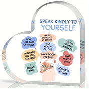 Affirmation Reminders Heart Sign - Luna & Thyme