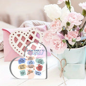 Affirmation Reminders Heart Sign - Luna & Thyme