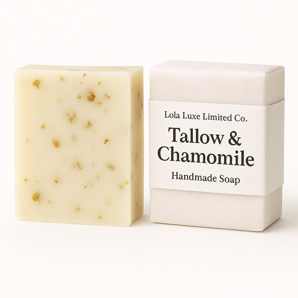 Tallow & Chamomile Bliss Handmade Soap - Luna & Thyme