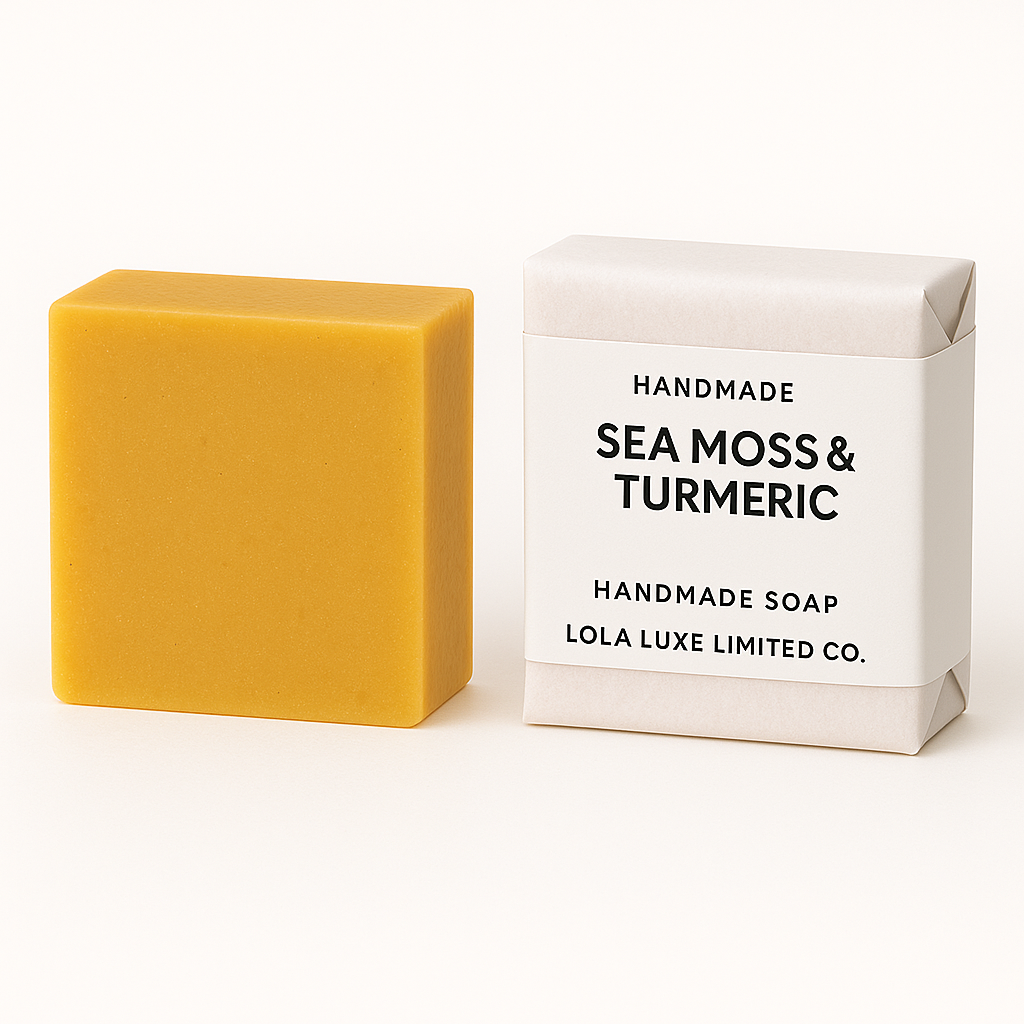 Sea Moss & Turmeric Handmade Soap - Luna & Thyme