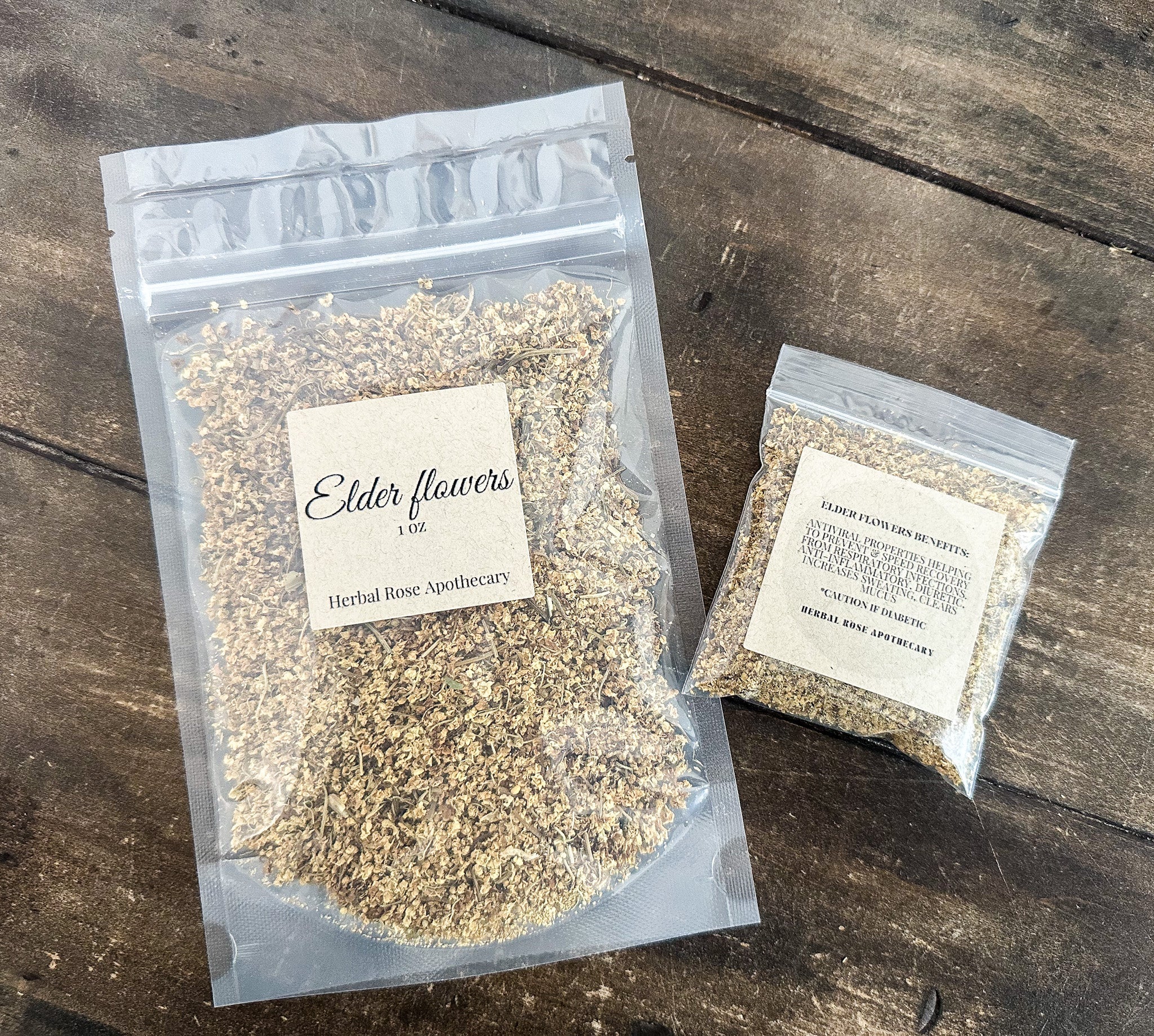 Dried ElderFlowers - Luna & Thyme